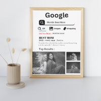 Google World's beste Moeder Retro Gepersonaliseerd