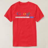 Google-zoekmachine T-shirt (Design voorkant)