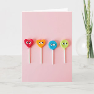 Googly Eye Lollipops Kaart