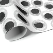 Googly eye-patroon - transparant cadeaupapier (Rol Hoek)