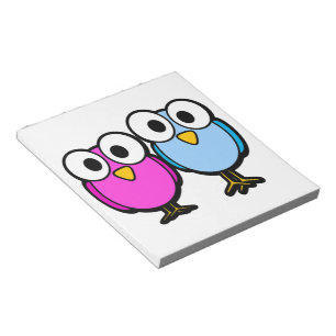 GOOGLY EYED BIRD FRIENDS NOTITIEBLOK