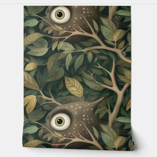 Googly Eyed Garden Botanical Behang (Afrollen)