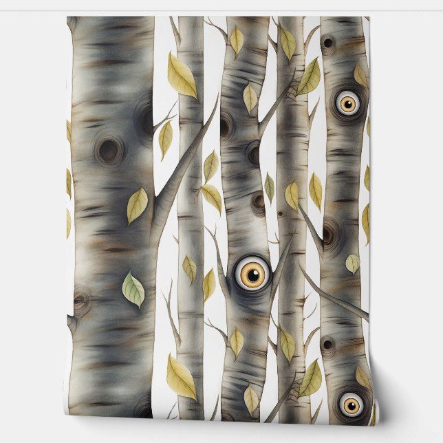 Googly Eyed Garden Botanical Behang (Afrollen)