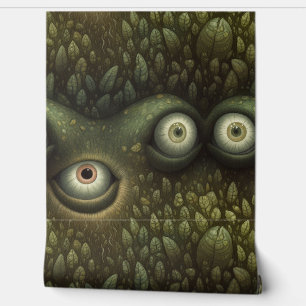 Googly Eyed Garden Botanical Behang