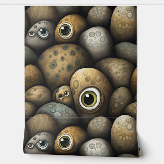 Googly Eyed Garden Botanical Behang