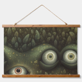 Googly Eyed Garden Botanical Hangend Wandkleed