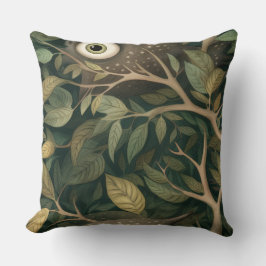 Googly Eyed Garden Botanical Kussen