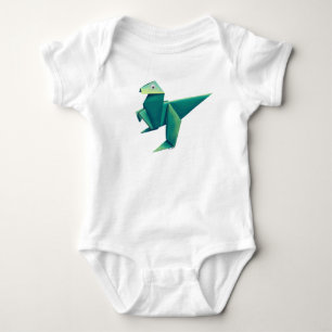 Googly-Eyed Origami Raptor Romper
