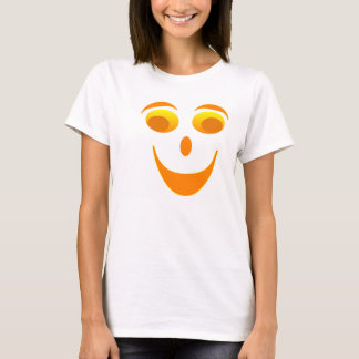 Googly Eyed OY Dames Crew T-Shirt, Wit T-shirt