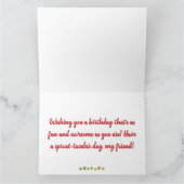 Googly Eyed Sprouts - Leuke verjaardag voor een vr Kaart (Binnen)