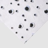 Googly Eyes Black en White Funny Cute Tissuepapier (Detail)