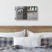 Googly Eyes Eyeball New York City Photography NYC Canvas Afdruk (Insitu (Slaapkamer))