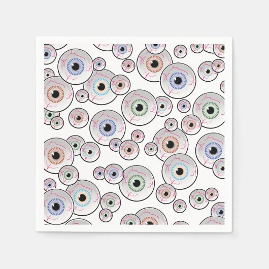 Googly Eyes Floating Servet (Voorkant)