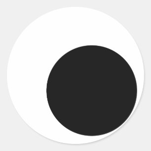 Googly Eyes (geen grens, binnen het aftapgebied) Ronde Sticker