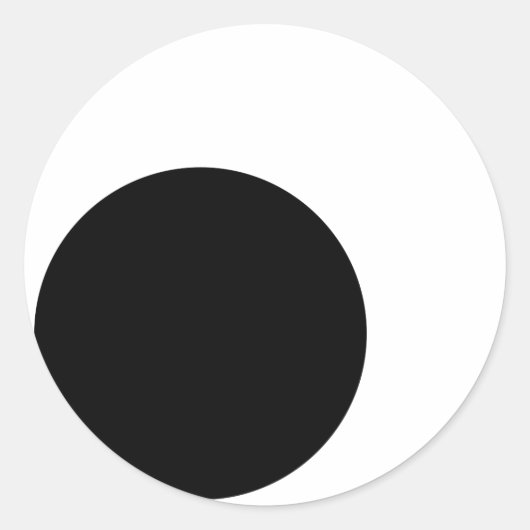 Googly Eyes (geen grens) Ronde Sticker (Voorkant)