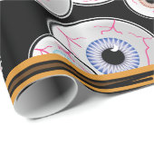 Googly Eyes in Windows Cadeaupapier (Rol Hoek)