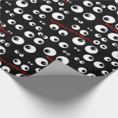 Googly Eyes kerstpapier Cadeaupapier (Hoek)