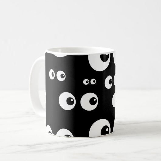 Googly Eyes Koffiemok (Voorkant links)