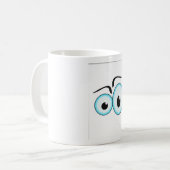 googly eyes koffiemok (Voorkant links)