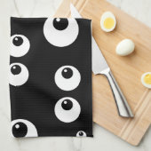Googly Eyes Theedoek (Quarter Fold)