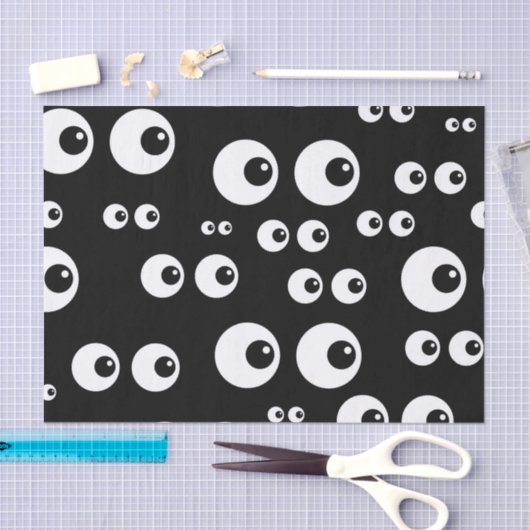 Googly Eyes Tissuepapier (Craft)
