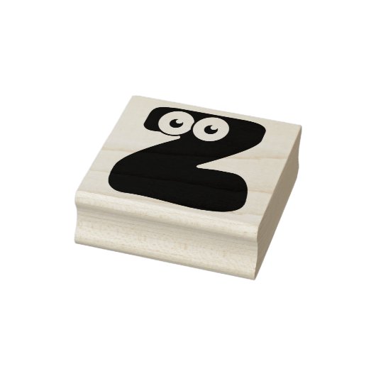 Googly Letter Z Rubber Stamp Rubberstempel (Stempel)