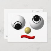 Googly-ogen Briefkaart (Voorkant / Achterkant)