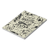 Gooi al uw angst op hem - 1 Petrus 5:7 Notitieblok (Linkerzijde)