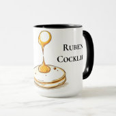 Gooi als een Baas Grappig Pannenkoek Omkeren Mok (Voorkant rechts)
