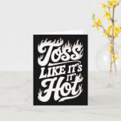 Gooi alsof het heet is kaart (Gele Bloem)