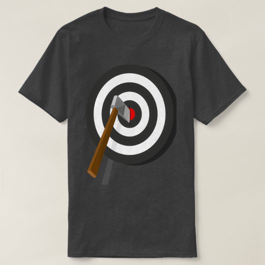 Gooi Ax in houtdoel 2 T-shirt (Design voorkant)