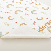 Gooi baby regenboog sherpa deken (3/4)