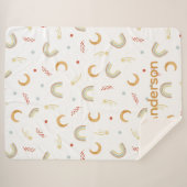 Gooi baby regenboog sherpa deken (Voorkant (horizontaal))