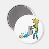 Gooi Baby weg met het badwater Magneet (Voorkant / Achterkant)