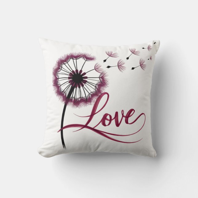 Gooi bloemenkussens kussen (Voorkant)