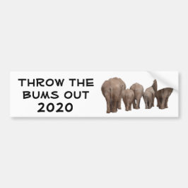 Gooi de Bums Out 2020 Bumpersticker