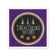 Gooi de Dice Witches Bunco Napkins