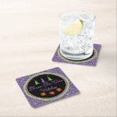 Gooi de Dice Witches Halloween Sparkle Bunco Kartonnen Onderzetters (Insitu)