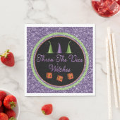 Gooi de Dice Witches Sparkle Bunco Napkins Servet (Insitu)