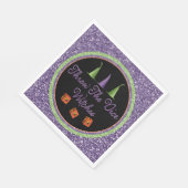 Gooi de Dice Witches Sparkle Bunco Napkins Servet (Hoek)
