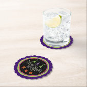 Gooi de dobbelstenen heksen grappig bunco oktober  kartonnen onderzetters (Insitu)