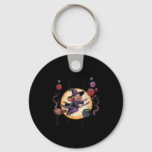 Gooi de dobbelstenen heksen Halloween Bunco Dice G Sleutelhanger