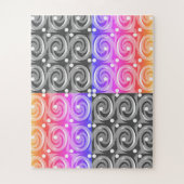 Gooi de geluksdobbelstenen kunst legpuzzel (Verticaal)