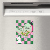 Gooi de hartmagneet in roze en groen magneet (Insitu (Vaatwasser))