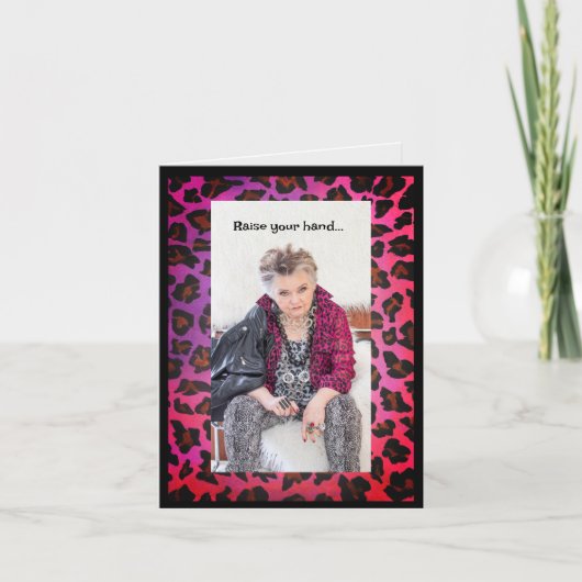 Gooi de kookrichting weg tijdens het bakken kaart (Voorkant)