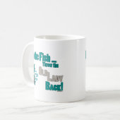 Gooi de oude vrouw terug koffiemok (Voorkant links)