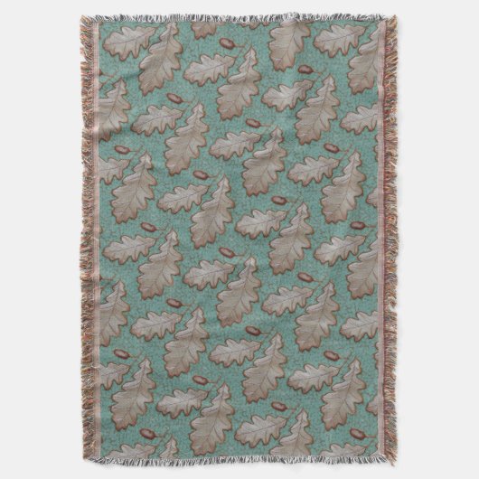 Gooi Deken, Eikenbladeren en Eikels Deken (Voorkant Verticaal)