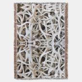 Gooi deken Elk Antlers (Voorkant Verticaal)