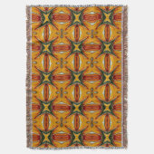Gooi Deken, Levendig multicolor stof patroon Deken (Voorkant Verticaal)