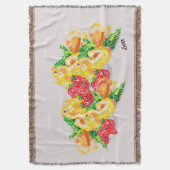 Gooi deken liefde voor fruit (Voorkant Verticaal)